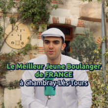 Romain Benat meilleur jeune boulanger de France à Chambray les Tours